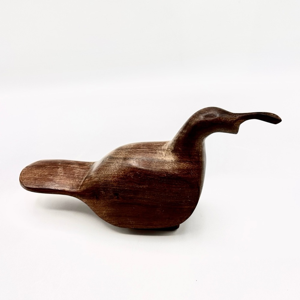 Wooden Ironwood Quail Figurine. Hand Sculpted Art. - Picture 6 of 12